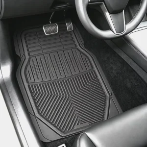 Heavy Duty PVC Car Floor Mats Pre-Cut Universal Design Anti Slip Durable Easy to Clean All Weather Floor Liners