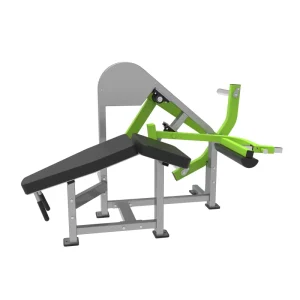 Heavy-Duty Plate-Loaded Lying Leg Curl Machine for Hamstring Training