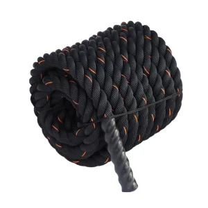 Heavy-Duty Polyester Battle Rope for Strength and Conditioning Training, UFC and MMA Exercises