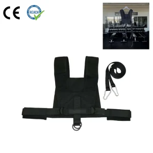 Heavy Duty Power Sled Harness Speed Resistance Harness Weightlifting Dragging Belt for Athletic Conditioning