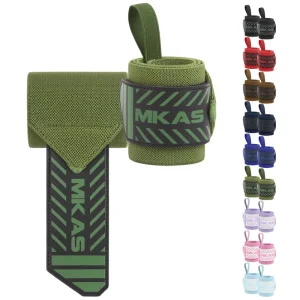 Heavy Duty Powerlifting Wrist Brace Adjustable Weightlifting Wrist Wraps