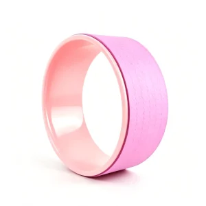 Heavy Duty Silicone Yoga Wheel Pilates Back Massage Spine Roller Gym Studio Bulk OEM Supply