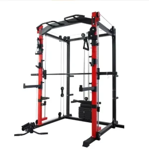 Heavy-Duty Smith Machine Three-Stack Multi-Function Gym Station