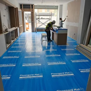 Heavy Duty Spill-Resistant Floor Protection Paper Cover for Painting, Construction, and Remodeling