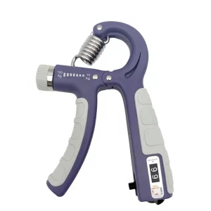Heavy-Duty Stainless Steel 10-100 kg Hand Grip Strength Trainer with Adjustable Gripper and Mechanical Counter