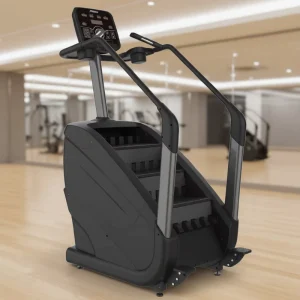Heavy-Duty Steel Commercial Electric Stair Climber, Non-Collapsible Cardio Fitness Machine