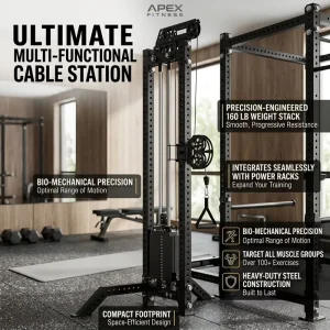 Heavy-Duty Steel Commercial-Grade Power Squat Rack for Strength Training Factory Direct