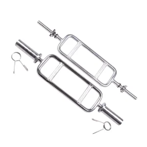 Heavy Duty Threaded Steel Swiss Bar Anti-Slip Hammer Curl Tricep Bar