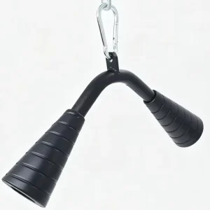 Heavy Duty V Shaped Tapered Handle Tapered Lat Pulldown Handle Bicep & Tricep Workout Gym Equipment Squat Rack Accessory