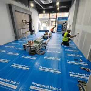 Heavy-Duty Waterproof Anti-Slip Woven Film Floor Protection Roll for Construction and Decoration