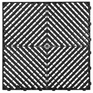 Heavy Duty Wear-Resistant Anti-Scratch Industrial PP Floor Tiles Interlocking Pattern for Workshop
