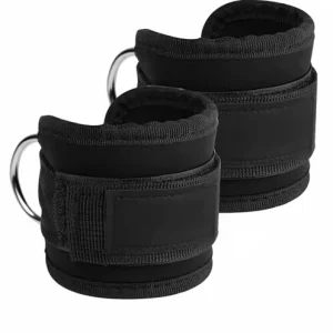 Heavy Duty Weightlifting Ankle Cuff With D Ring for Booty Building Glute Kickback Bodybuilding Powerlifting Equipment Support