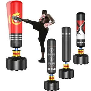 Heavy Freestanding Boxing Punching Bag with Suction Cup Base
