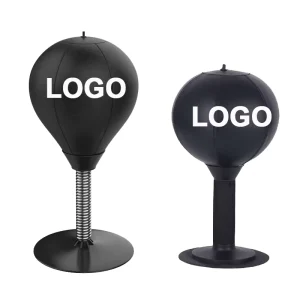 Heavy Freestanding Desktop Boxing Speed Bag with Suction Cup Wall Mount