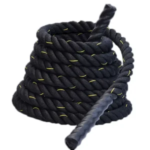 Heavy Jump Rope with Battle Ropes for Intense Skipping Workout