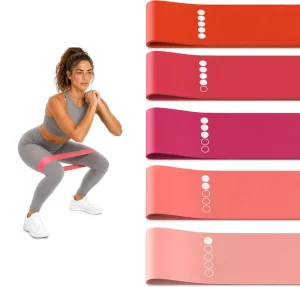 Heavy Latex Exercise Band Set 5-40 lbs