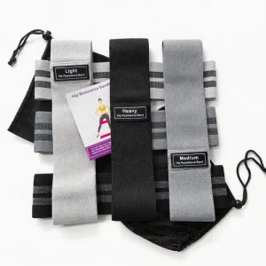 Heavy Resistance Knitted Booty Band for Hip Fitness and Pilates