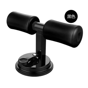 Height Adjustable Foldable Foam and Latex Sit-Up Push-Up Bar with Grip Plate