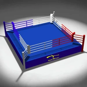 Height-Adjustable Liftable Boxing Ring with Steel Structure for Gyms