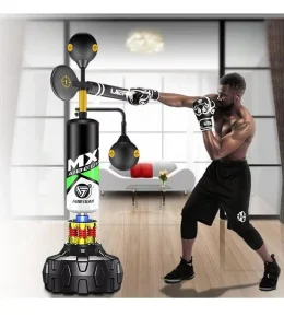 Height-Adjustable Speed Punching Ball, Adult Reflex Spinning Bar