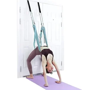Height-Adjustable Yoga Stretch Strap for Leg, Waist, and Back Stretching