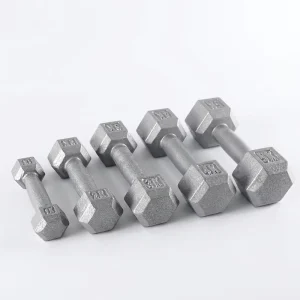 Hex Dumbbells, 5-100 lb / 30 kg, Straight Handle