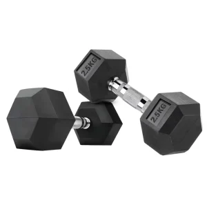 Hex Dumbbells Non-Rolling Floor-Friendly Hex Design
