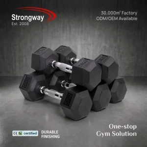 Hex Steel Dumbbell with Adjustable Weight for Strength Training