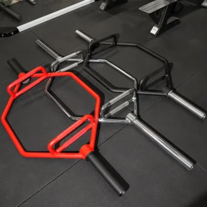 Hex Trap Bar Heavy-Duty Barbell for Strength Training Commercial Fitness Facility