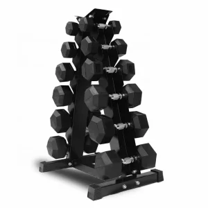 Hexagonal Dumbbell Set Made of Steel and Rubber High quality Dumbbells