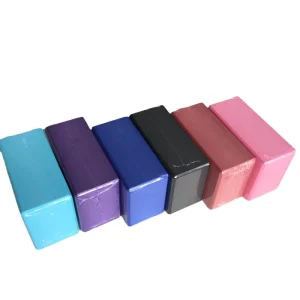 High Density 10cm EVA Foam Yoga Block Multi Color Yoga Brick for Yoga Training and Dance Practice