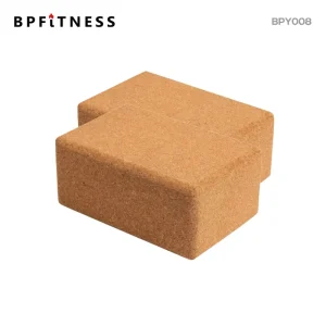 High Density 3*6*9 Recycled Organic Wood Custom Cork Yoga Blocks Fitness Breathable Flexibility Support with Laser Logo