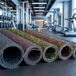 High Density Anti Slip 3-12mm Gym Flooring Roll SBR with Color EPDM Rubber Flooring Roll