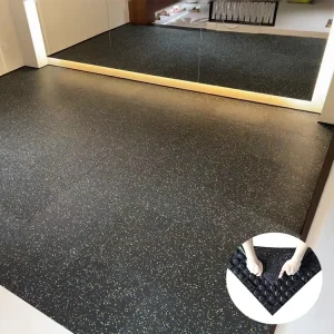 High-Density Anti-Static EPDM Rubber Gym Mats, Shock Absorption, Interlocking, Indoor