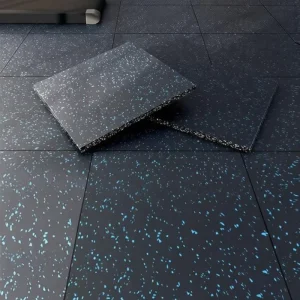 High Density Anti Static Rubber Gym Mat Roll Flexible Custom Length for Large Gym Flooring Installations