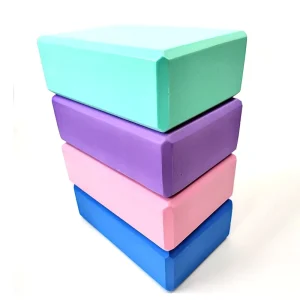 High Density Black Fitness Yoga Block Set Non-Toxic Yoga Bricks