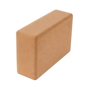 High-Density Cork Yoga Block 003 for Beginners, Leg Stretching and Garland Pose