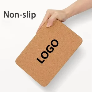 High Density Cork Yoga Block Eco Friendly Non Slip Yoga Brick for Fitness Exercise and Body Building