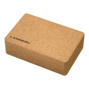 High-Density Cork Yoga Brick for Dance Practice and Leg Stretching