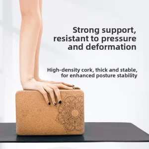 High Density Cork Yoga Wheels Non-Slip Fitness Blocks for Children’s Dance and Sports