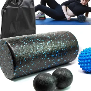 High-Density Custom Logo Round Textured EPP Yoga Foam Roller