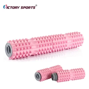 High-Density Deep Tissue Removable 66cm Spike Foam Roller for Yoga