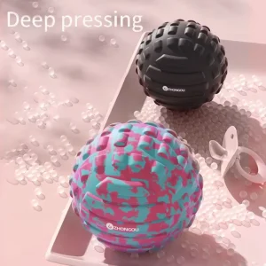 High-Density EVA Camo Peanut Massage Ball for Deep Tissue Trigger Point and Myofascial Release