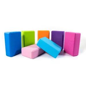 High Density EVA/Cork Foam Yoga Block Lightweight Anti-Slip 3 x 6 x 9 Inch