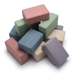 High Density EVA Cork Yoga Block Non Slip Custom Color Logo OEM Studio Pilates Yoga Block