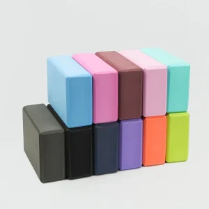 High Density EVA Foam Yoga Block Colorful Split Practice Yoga Brick for Adult Pilates Fitness Custom Logo Available