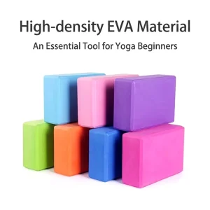 High-Density EVA Foam Yoga Block Set for Stretching Balance Core Support Yoga Dance Pilates
