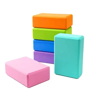 High-Density EVA Foam Yoga Blocks, 22.5 x 15 x 7 cm, for Practice and Stretching