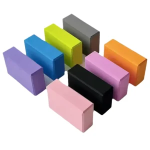 High Density EVA Yoga Block Eco Friendly Custom Pattern Thick Foam Brick for Pilates Studio