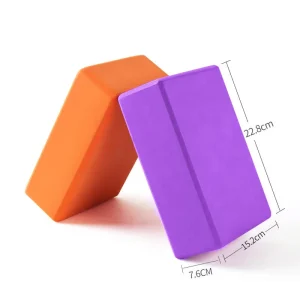High Density EVA Yoga Block Foam Brick for Balance Stretching Pilates and Physical Therapy